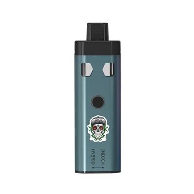 Stylo à vapoteuse CBD rechargeable 2 en 1 à double chambre Green Time, appareil tout-en-un à préchauffage double et jetable