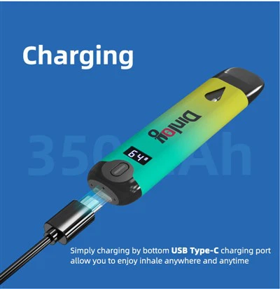 D9 vide jetable E-Cigarette 2 grammes Vape Puff Bar pour résine vivante colophane huile épaisse bobine en céramique réservoir Pod chariot Vape