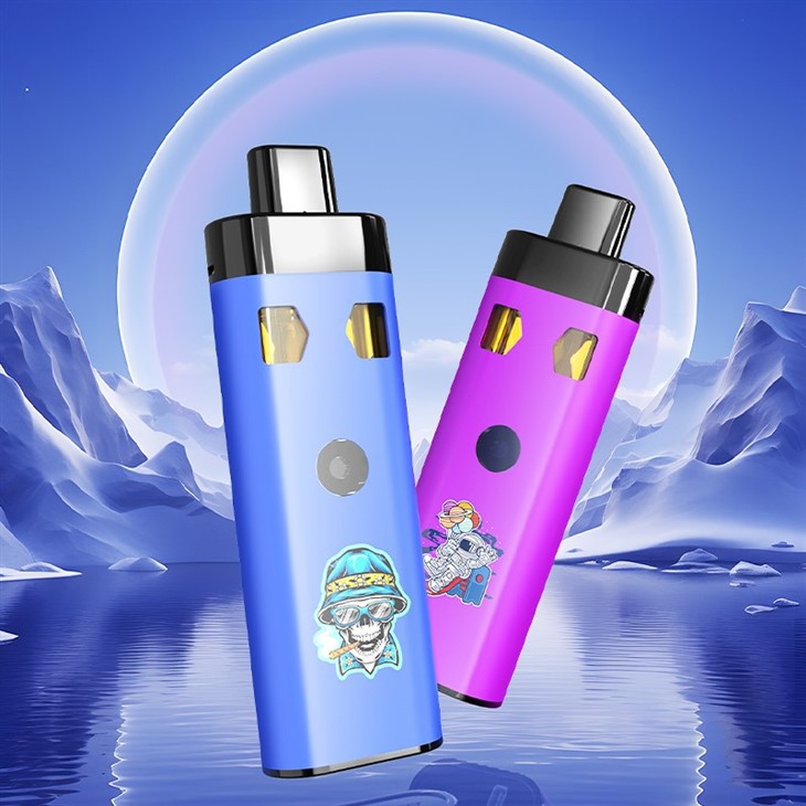 Vape de dispositif CBD Vaping Double Chambre Vaping CBD Wit