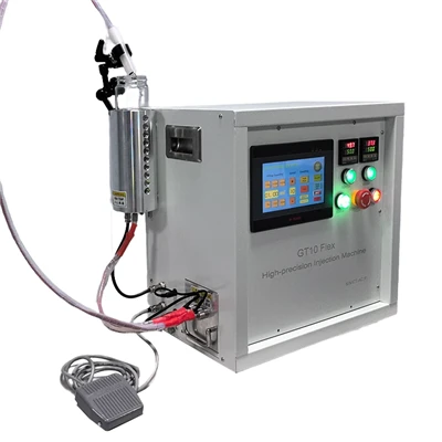 Machine de remplissage de liquide avec chariot chauffant à pédale Pistolet de remplissage Machines de remplissage de vape CBD Remplissage semi-automatique Extraits de distillat Huile épaisse