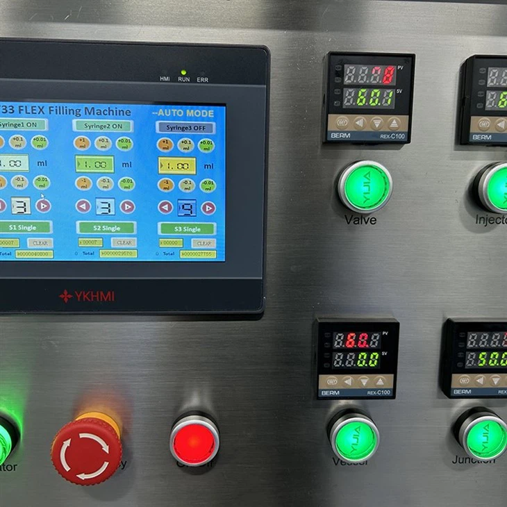 Machine de remplissage de cartouche de mise à niveau de Shenzhen 1200 ml Capacité Handheld Semi Automatic chauffage Vape Cart